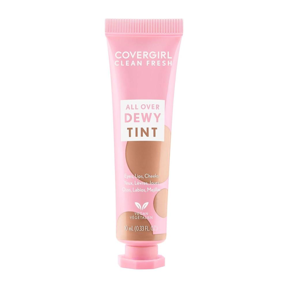 imageCovergirl Clean Fresh Dewy Tint 200 Toasty Nude 3in1 Tint Blendable Color For Eyes Lips amp Cheeks 033 fl oz Pack of 1200 Toasty Nude