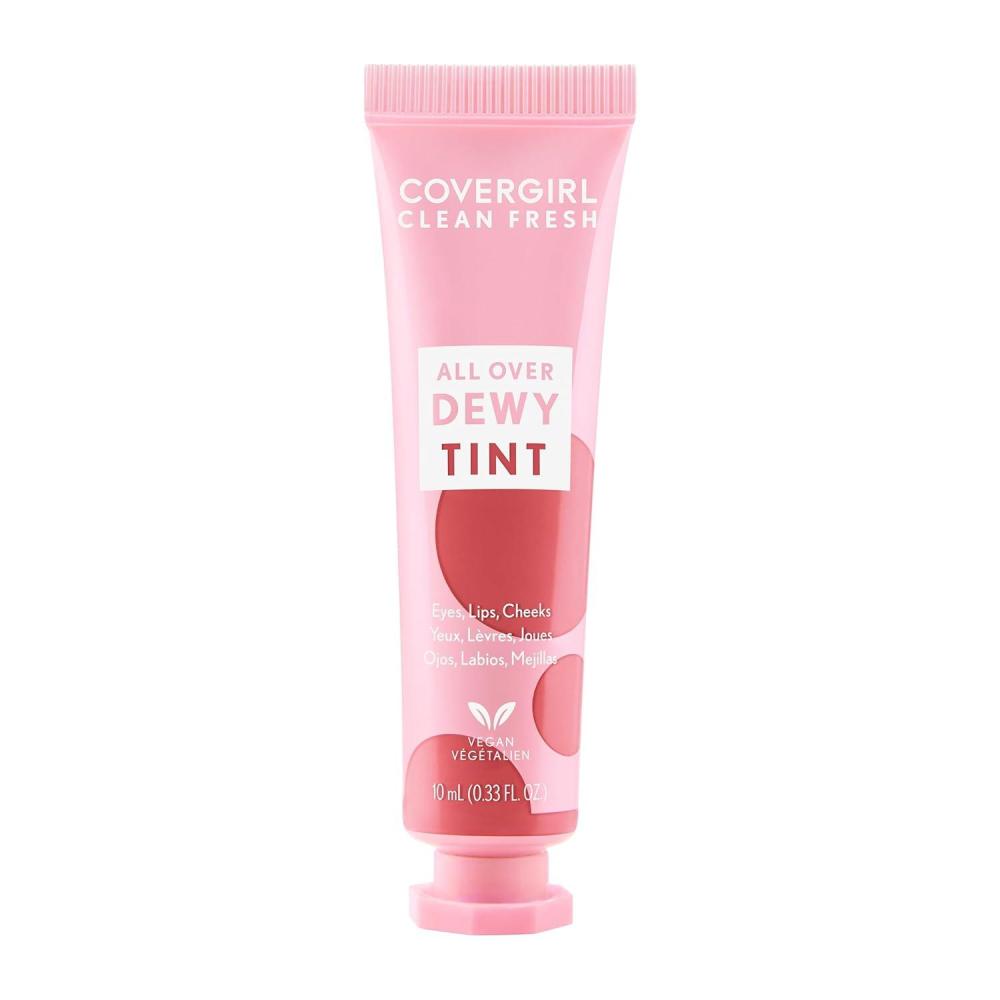 imageCovergirl Clean Fresh Dewy Tint 200 Toasty Nude 3in1 Tint Blendable Color For Eyes Lips amp Cheeks 033 fl oz Pack of 1600 Fuchsia Passion