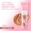Covergirl Clean Fresh Dewy Tint 200 Toasty Nude, 3-in-1 Tint, Blendable Color For Eyes, Lips & Cheeks, 0.33 fl oz (Pack of 1)(200 Toasty Nude)
