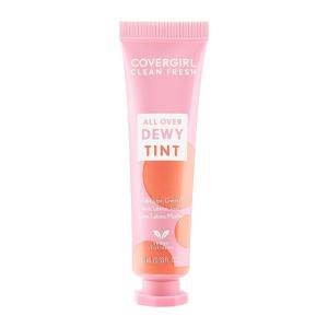 Covergirl Clean Fresh Dewy Tint 200 Toasty Nude, 3-in-1 Tint, Blendable Color For Eyes, Lips & Cheeks, 0.33 fl oz (Pack of 1)(500 Cozy Coral)