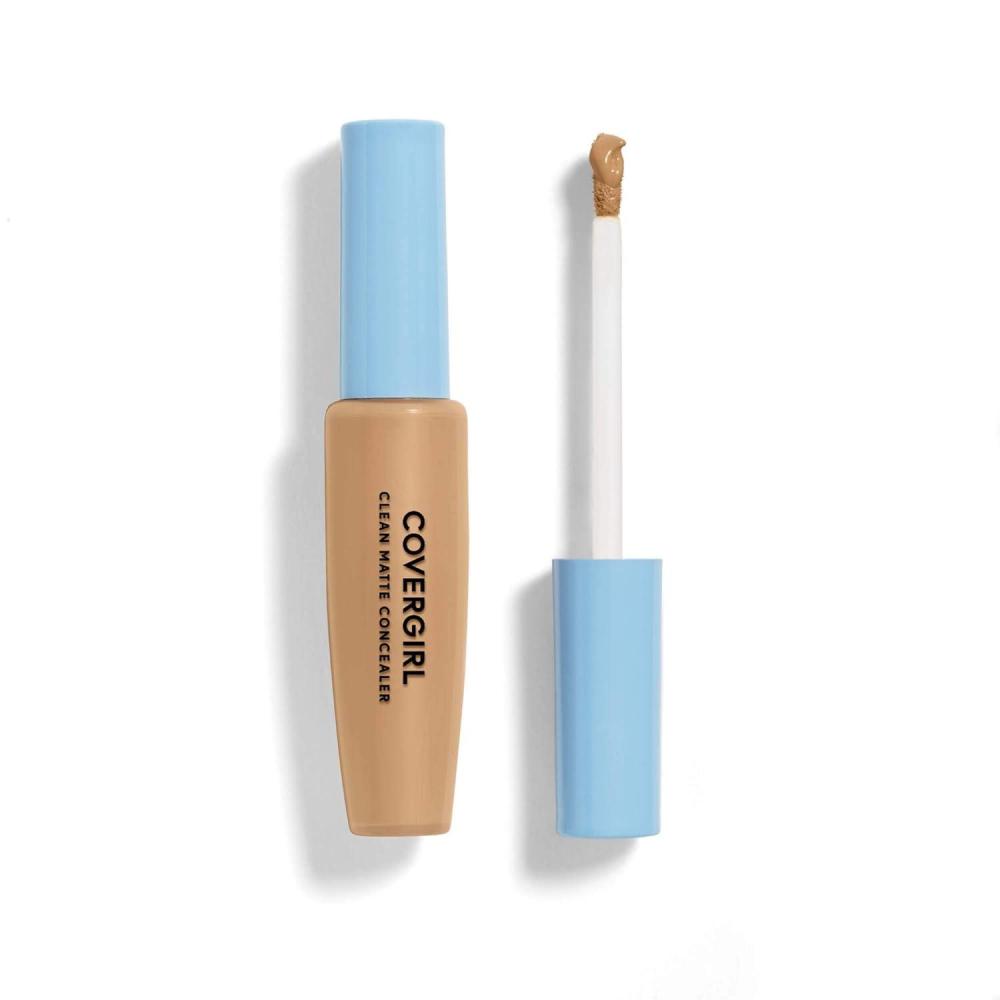 imageCOVERGIRL  Clean Matte Concealer OilFree Lightweight Formula Blendable NaturalLooking Coverage 100 CrueltyFree