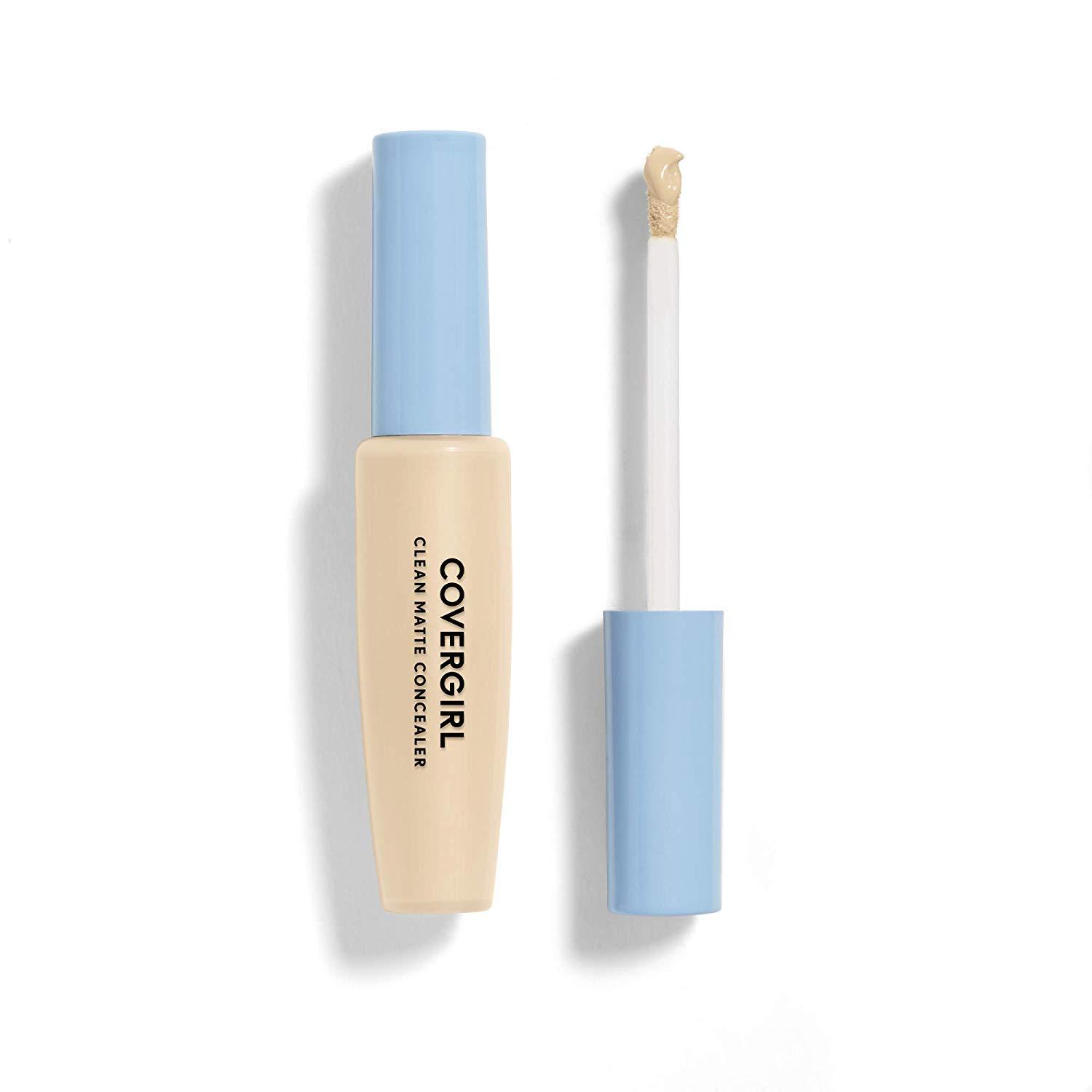 imageCOVERGIRL Clean Matte Concealer OilFree Lightweight Formula Blendable NaturalLooking Coverage 100 CrueltyFreeFAIR