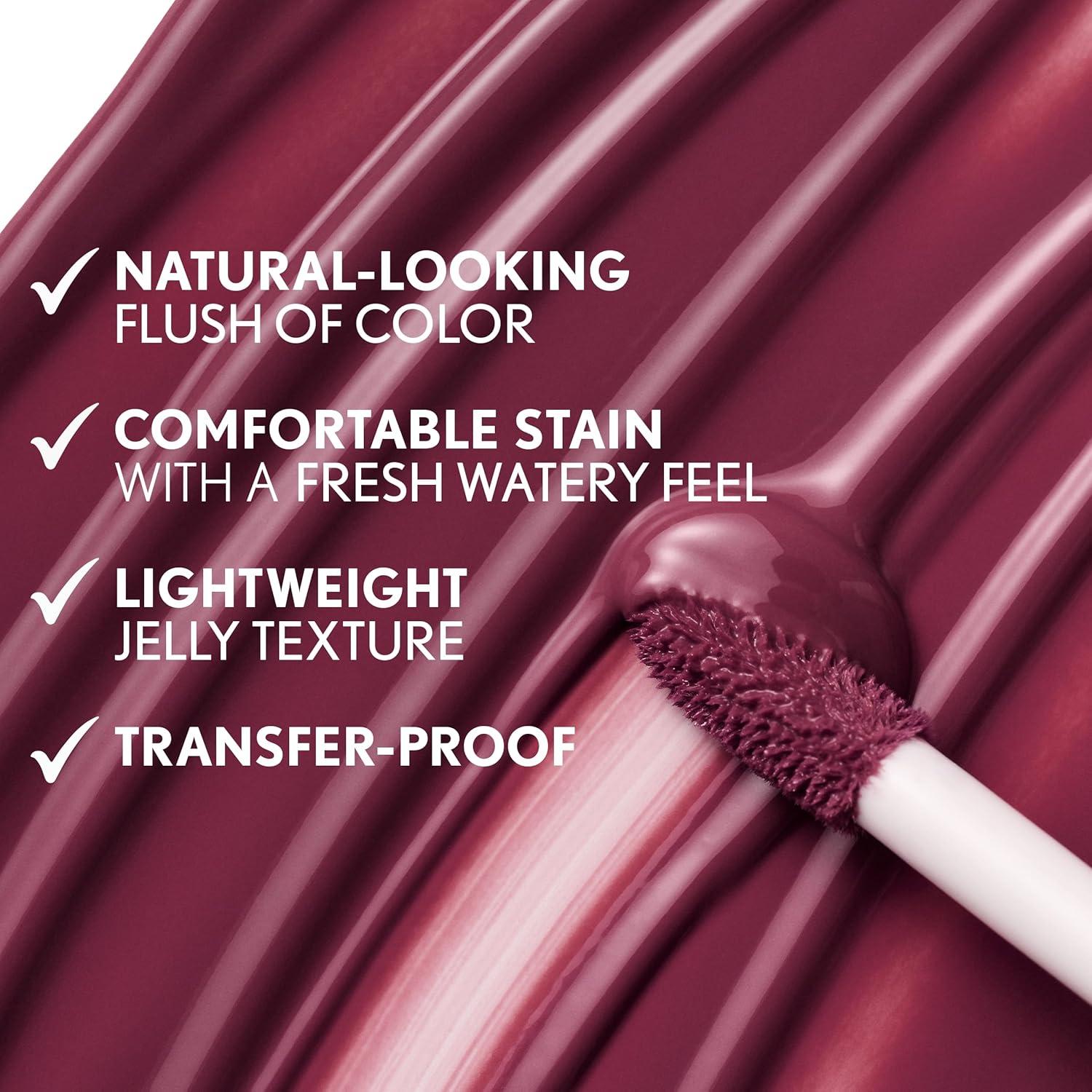 imageCOVERGIRL Clean Fresh Jelly Water Tint Lip amp Cheek Tint TransferProof Hydrating 30 Watermelon Splash Cool Pink