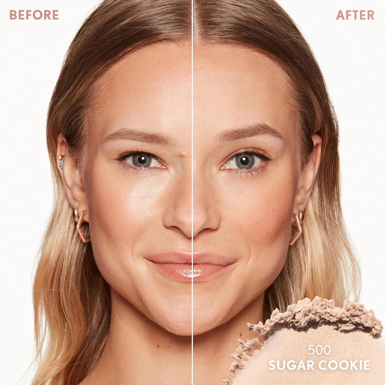 imageCOVERGIRL TruBlend Skin Enhancer Baked Luminous Finishing Face Powder with Hyaluronic Acid and White Rose Extract Sheer amp Buildable 510 Snickerdoodle500 Sugar Cookie