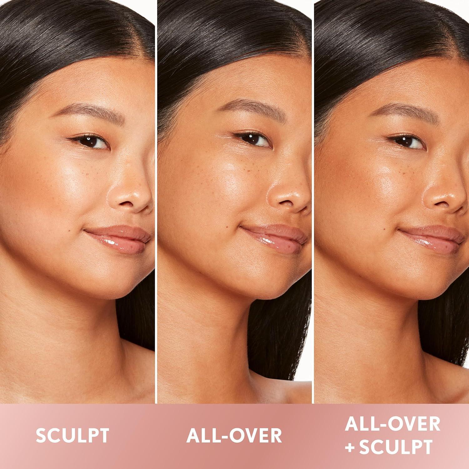 imageCOVERGIRL TruBlend Sun amp Sculpt Bronzing Glow Serum Buildable Radiant Glow Wand and Pump Applicator 30 Light Medium10 Very Light