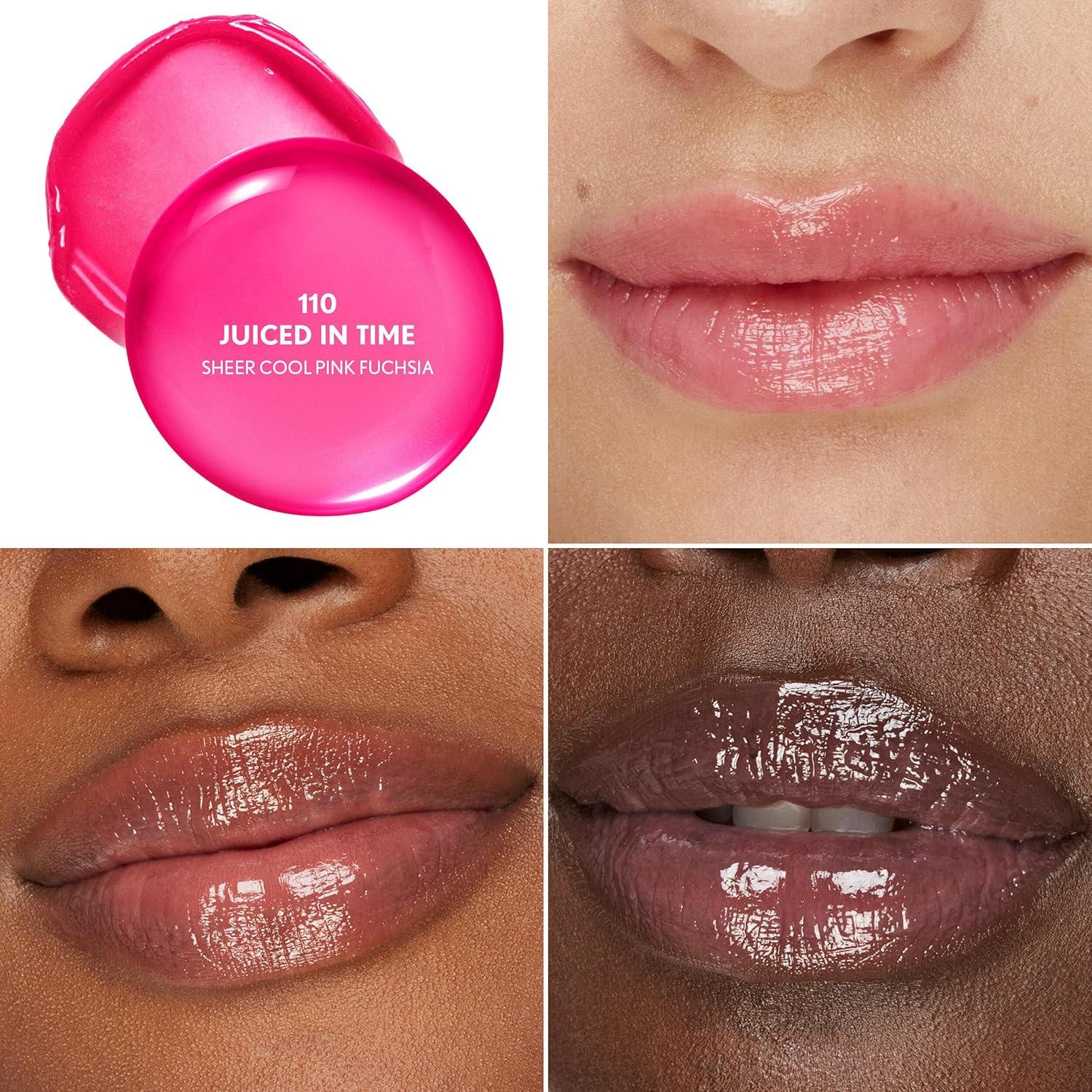 imageCOVERGIRL Clean Fresh Yummy Big Oil Stick Flavored Lip Oil Dewy Finish NonGreasy 160 Honey I Glow Sheer Dusty Rose110 Juiced In Time