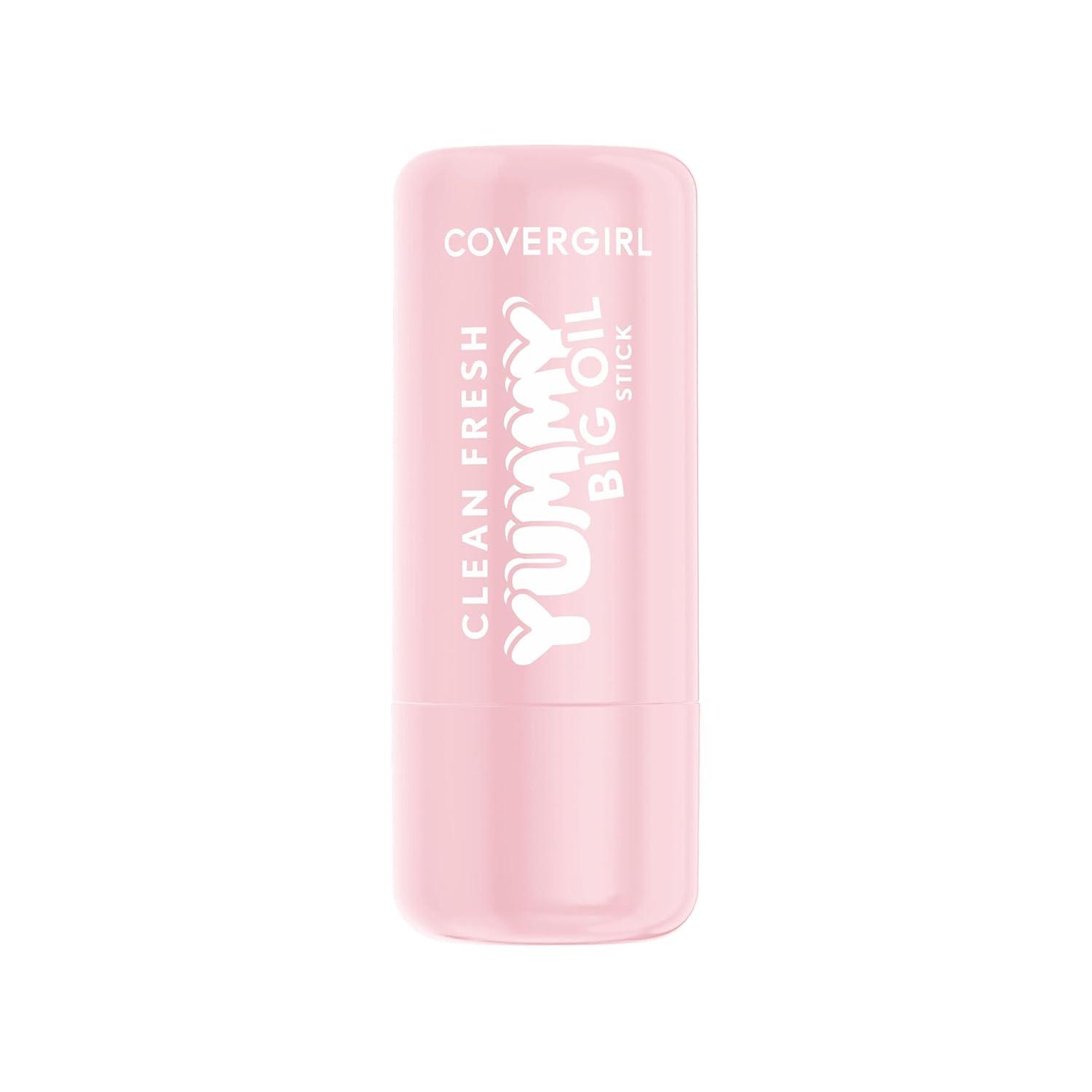 imageCOVERGIRL Clean Fresh Yummy Big Oil Stick Flavored Lip Oil Dewy Finish NonGreasy 160 Honey I Glow Sheer Dusty Rose120 Lets Get Fizzical