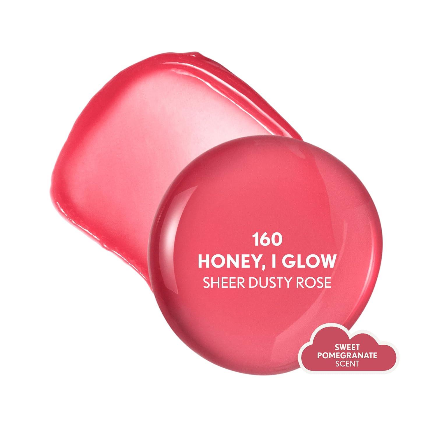 imageCOVERGIRL Clean Fresh Yummy Big Oil Stick Flavored Lip Oil Dewy Finish NonGreasy 160 Honey I Glow Sheer Dusty Rose160 Honey I Glow