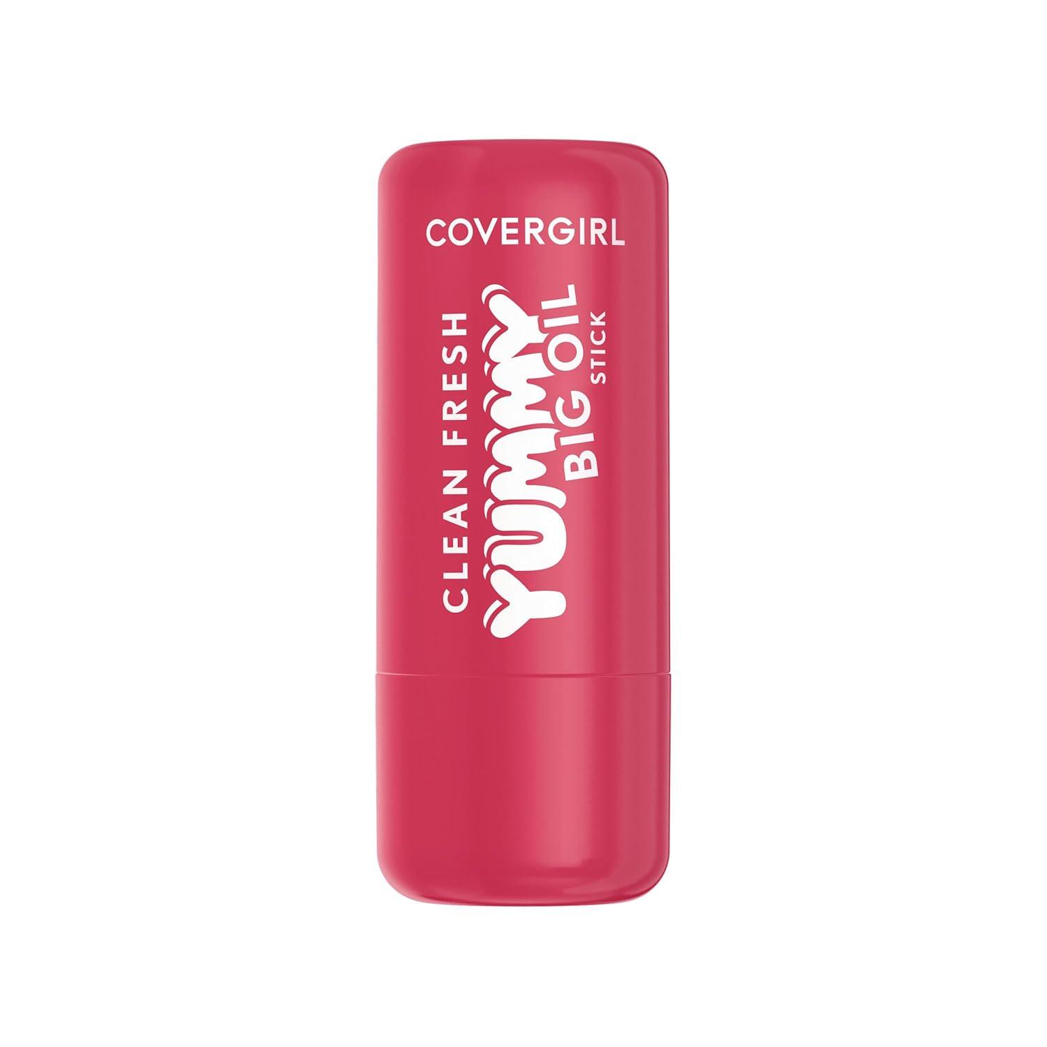 imageCOVERGIRL Clean Fresh Yummy Big Oil Stick Flavored Lip Oil Dewy Finish NonGreasy 160 Honey I Glow Sheer Dusty Rose160 Honey I Glow