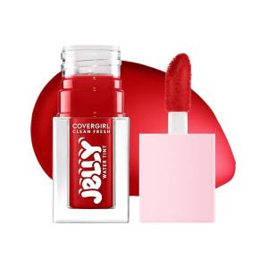 COVERGIRL Clean Fresh Jelly Water Tint, Lip & Cheek Tint, Transfer-Proof, Hydrating – 40 Jelly Nude (Rosewood Glow)(20 Cherry Burst)
