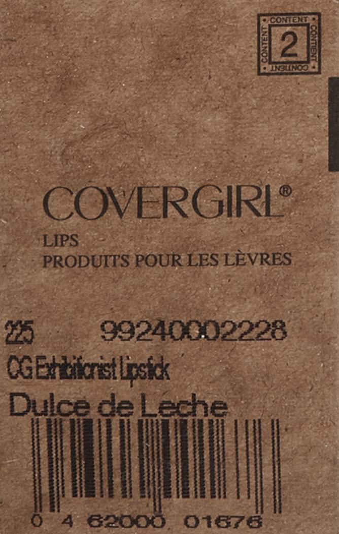 image:imageCOVERGIRL Exhibitionist Lipstick Cream Dulce de Leche 225 Lipstick Tube 0123 OZ 35 g